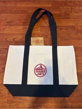 Trader Joe's Large Canvas Tote Bag